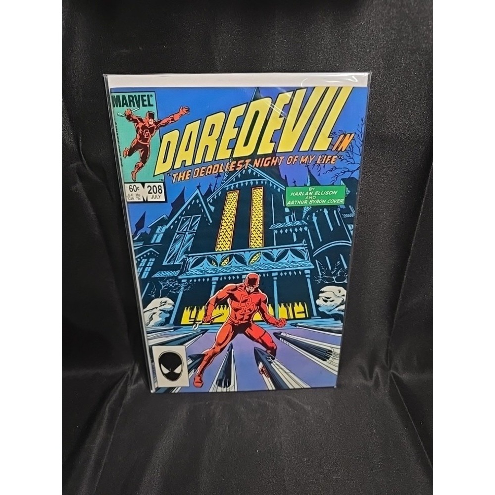 Daredevil 208 July 1984 Marvel Comic Book Copper Age Harlan Ellison